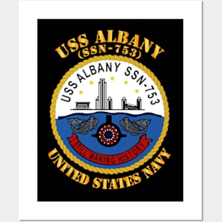 USS Albany (SSBN 753) Posters and Art